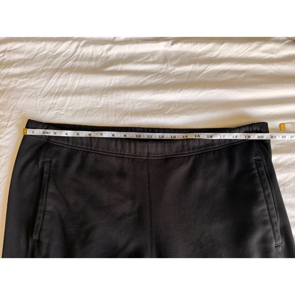 The North Face Mens Black Fleece Sweatpants Straight Leg Size L